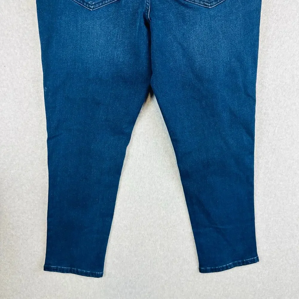 Ted Baker Mens 34 X 30 Jeans Slim Blue Denim Pockets Stretch Pockets 1889005
